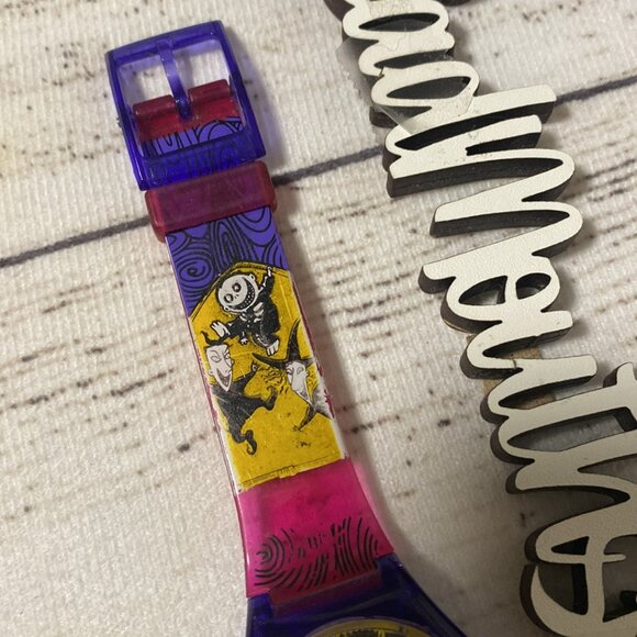 Vintage The Nightmare Before Christmas Jack Skellington Burger King Watch - Picture 2 of 6